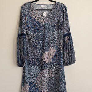 Westport Dressbarn Printed Shift Dress